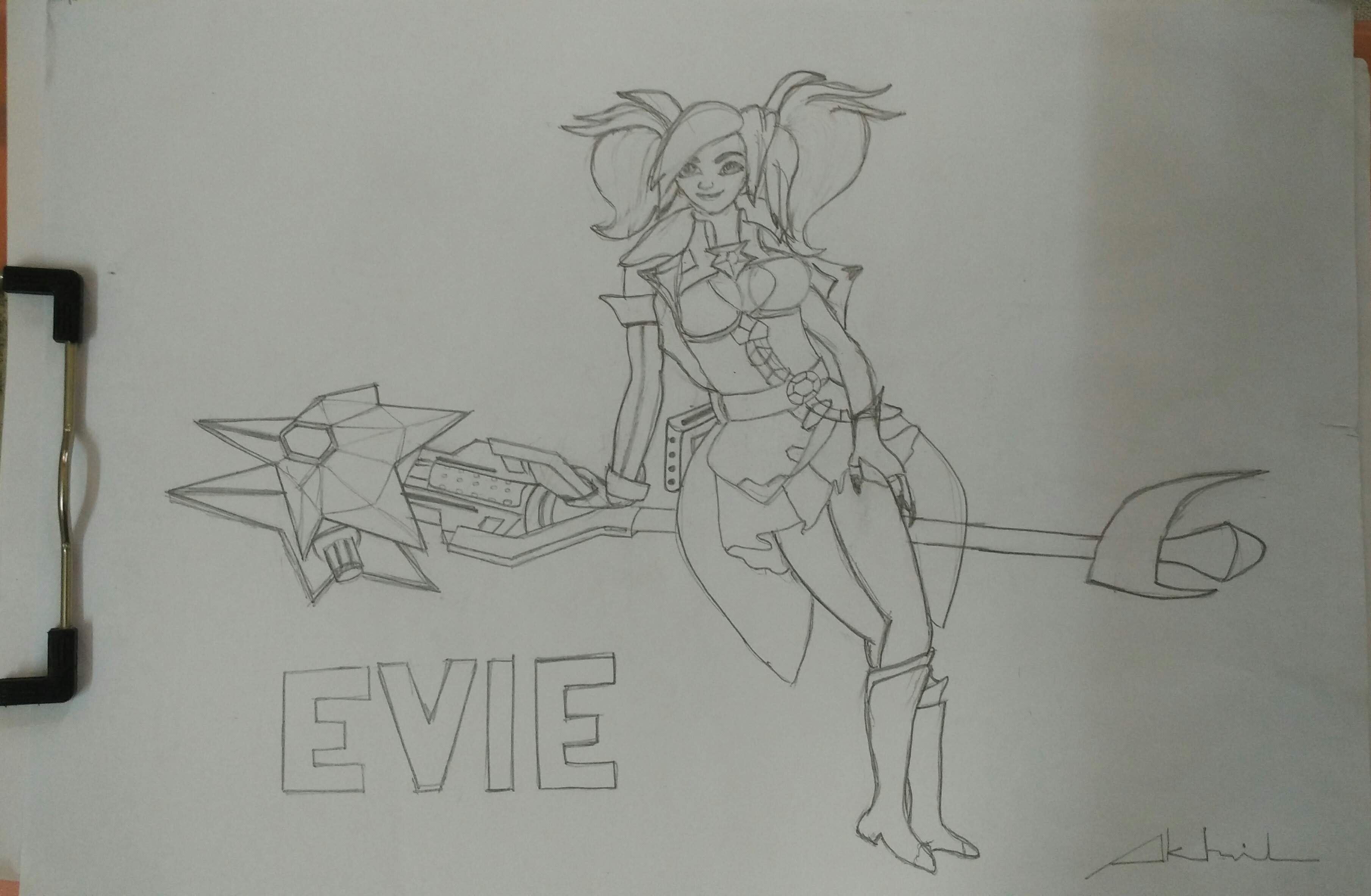 Evie from Paladins