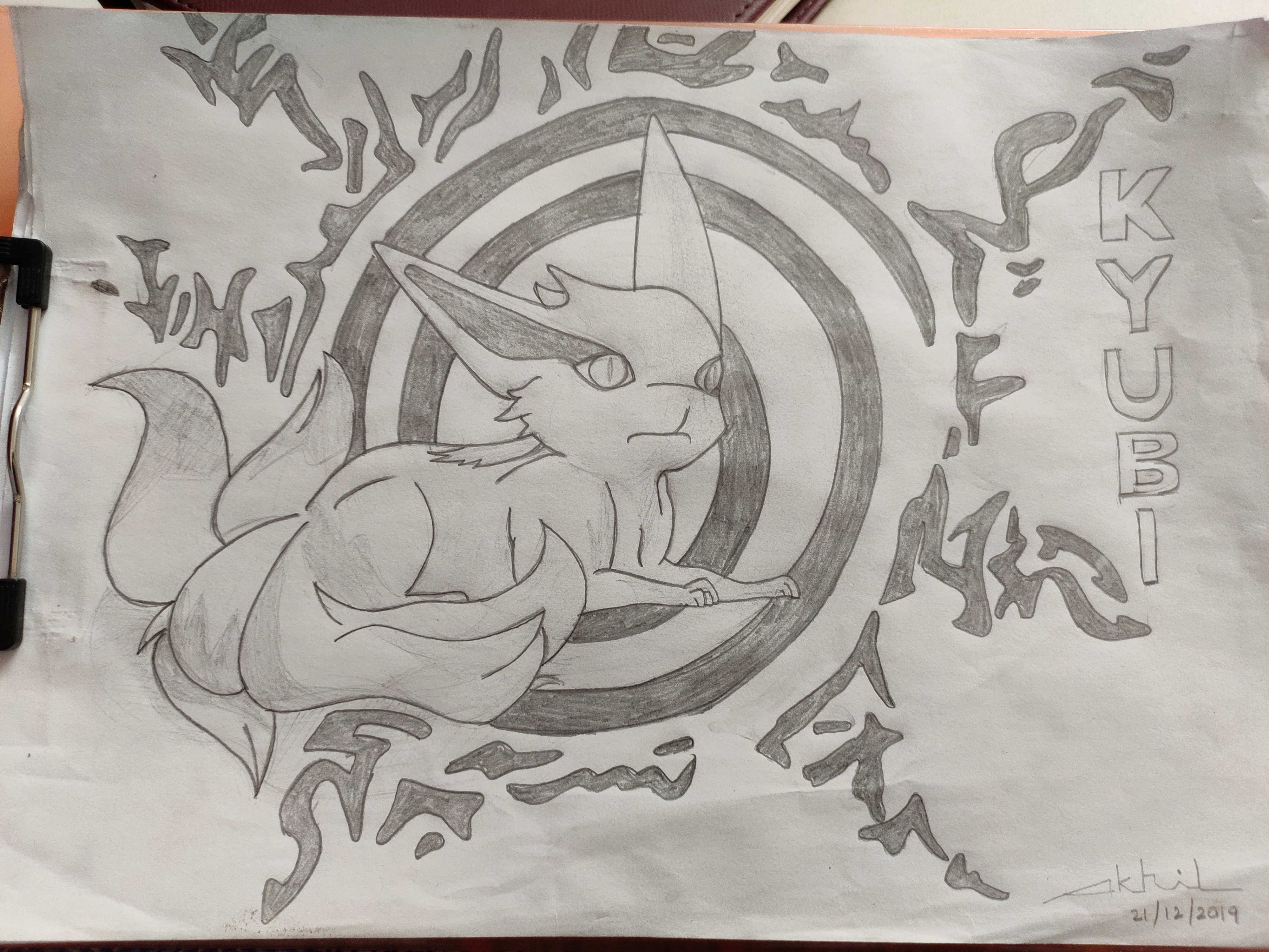 Baby nine tails from Naruto
